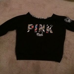 A Victoria Secret Pink sweatshirt